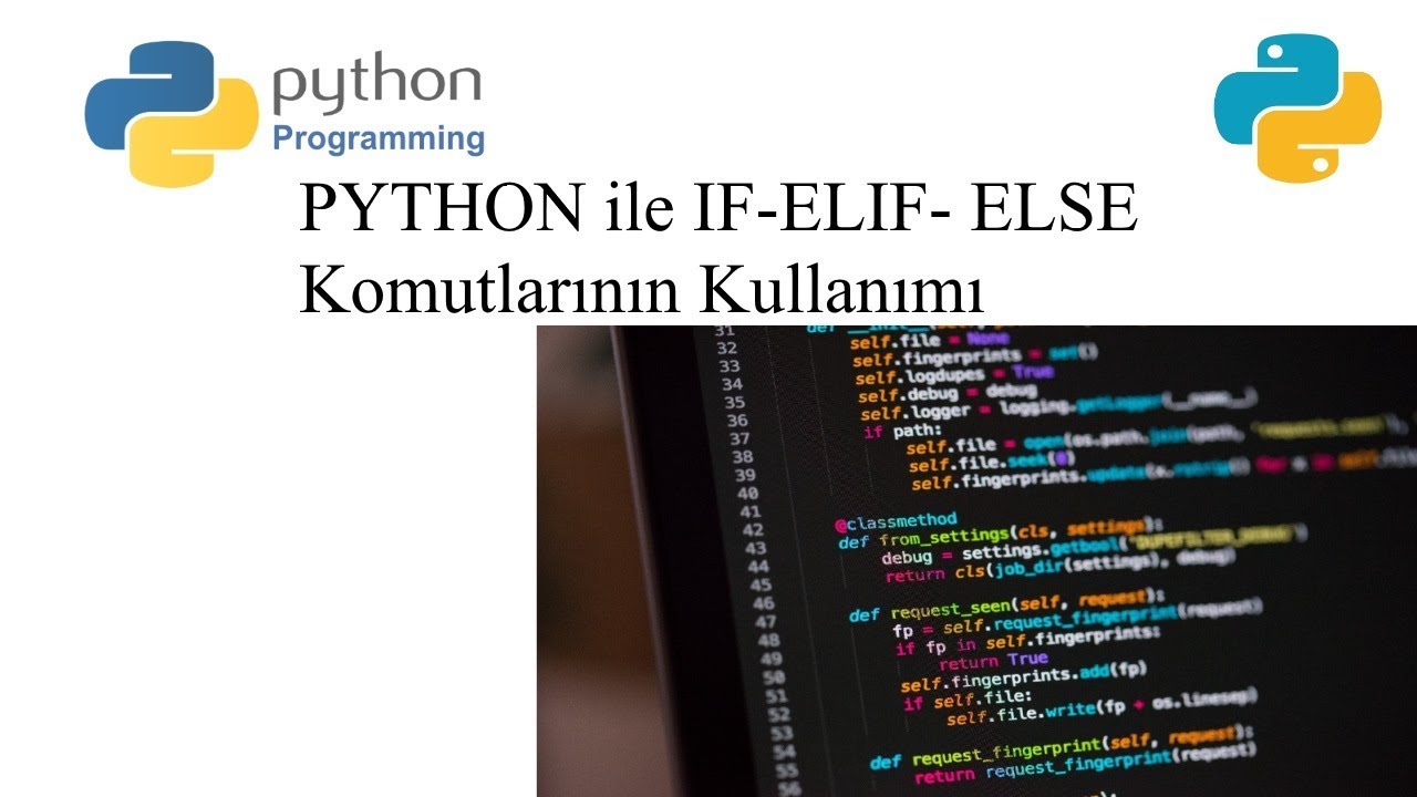 Python if else Komutu